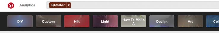 Pinterest Lightsaber Tags