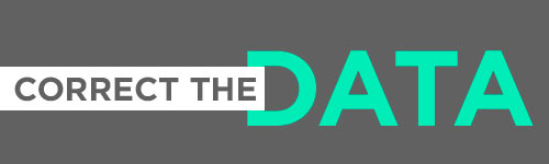 Correct the Data header