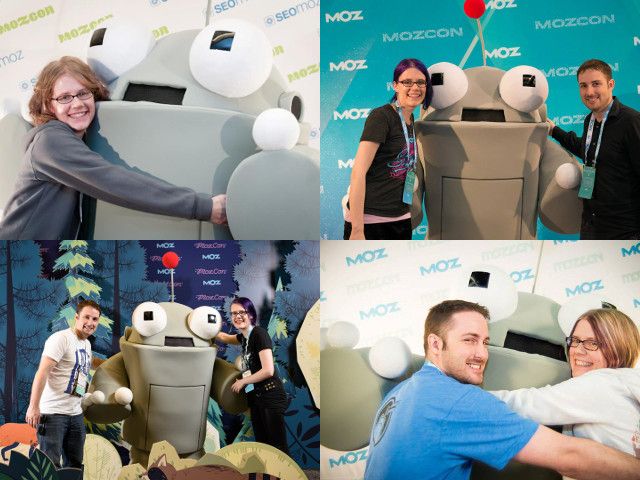 Erica and Jacob over the years with Roger Mozbot